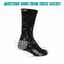 Orange Mud Merino Wool Performance Sock pair flat lay