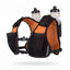 HydraQuiver Vest Pack 2 back view showing orange mesh and bottles