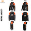 Dirt Unit Retro Jacket front, back and side views, men's and women's