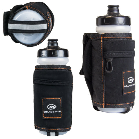 Orange Mud, LLC Hydration Black Running Water Bottle Handheld Hydration Pack