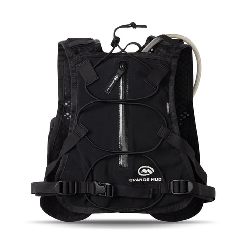 Orange Mud, LLC Hydration Regular / Black Endurance Pack V3.0: Ideal for running, triathlon, mountain bike and gravel biking