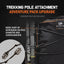 Trekking pole attachment upgrade on the Adventure Pack (poles not included)