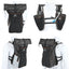 Black Adventure Pack 20L from front, back and sides on a mannequin