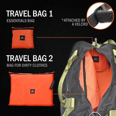 Orange Mud, LLC Packs The Modular GYM Bag: Your Ultimate 55L Companion