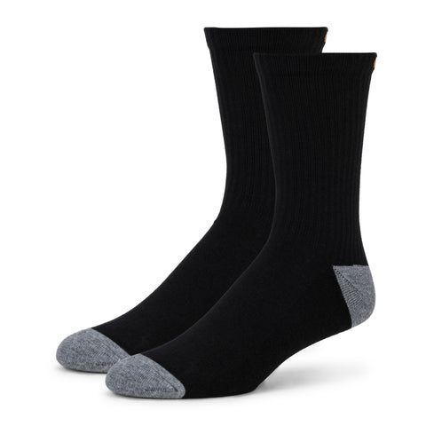 Orange Mud Merino Wool Performance Sock worn on trail runner