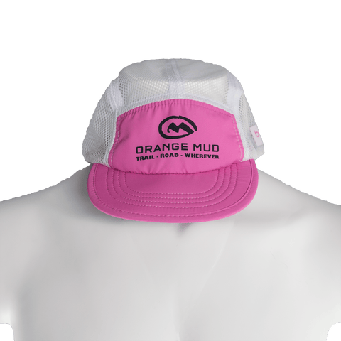 Old-Orange Mud Accessories Pink The Squishy - A Running Hat