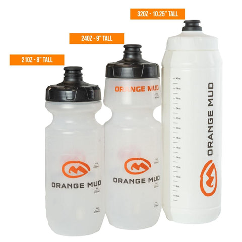 Orange Mud 32oz Plastic Water Bottle lifestyle running shot