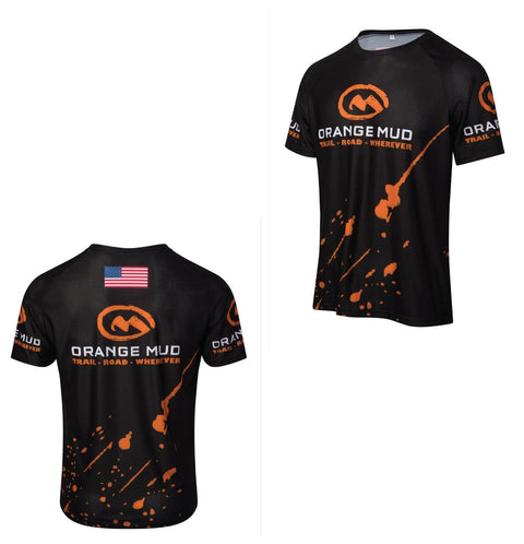 Black Stretchy Running Shirt