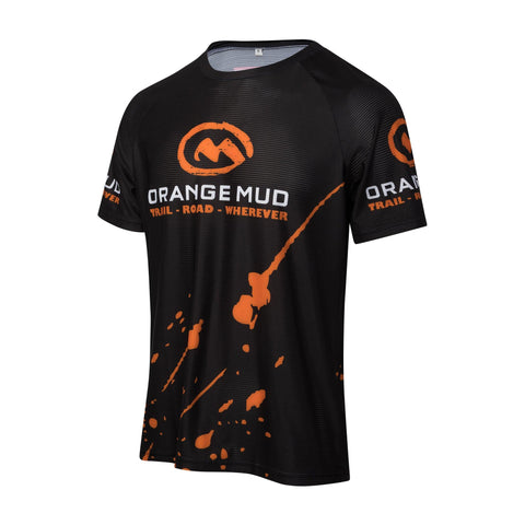 Black Stretchy Running Shirt
