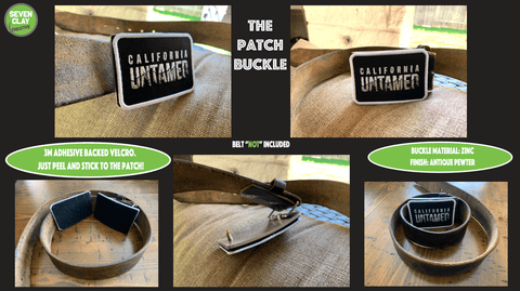 Orange Mud, LLC Clothing Patch Buckle, belt buckle