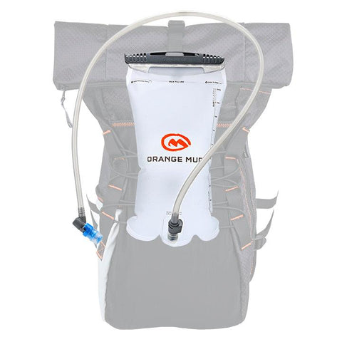 HydraPak 2L bladder shown inside the Adventure Pack 20L